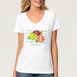 Tomaten Botanisches Gemüse Blumengarten T-Shirt
