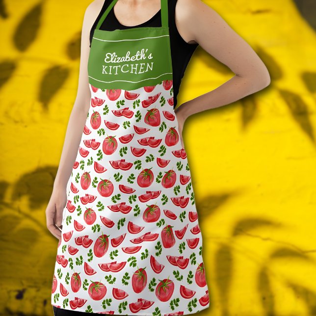 Tomaten Custom Kitchen Frucht Unisex Schürze (Von Creator hochgeladen)