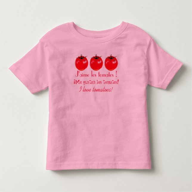 Tomaten der Liebe I! Kleinkind T-shirt (Vorderseite)