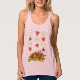 Tomaten, die auf gebratene Kartoffeln springen, Ca Tank Top