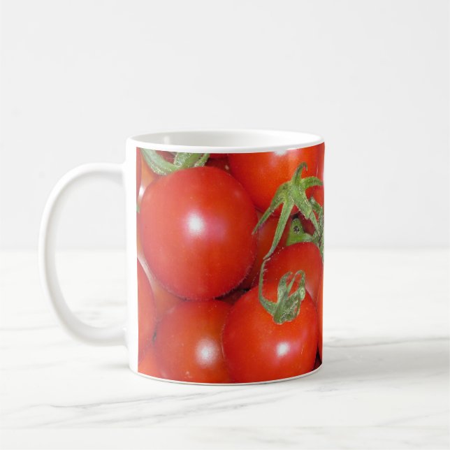 Tomaten-Ernte Kaffeetasse  (Links)
