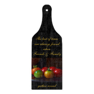 Tomaten Friend & Family Glass Cutting Paddel Schneidebrett