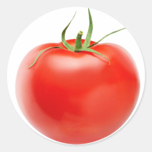Tomaten, frisch runder aufkleber