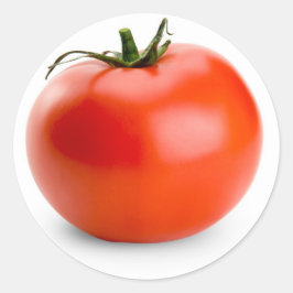 Tomaten-Gartenfrucht Runder Aufkleber