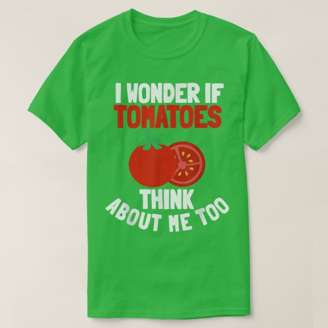 Tomaten Gemüse Veganer Gärtner Vegetarier Gar T-Shirt (Design vorne)