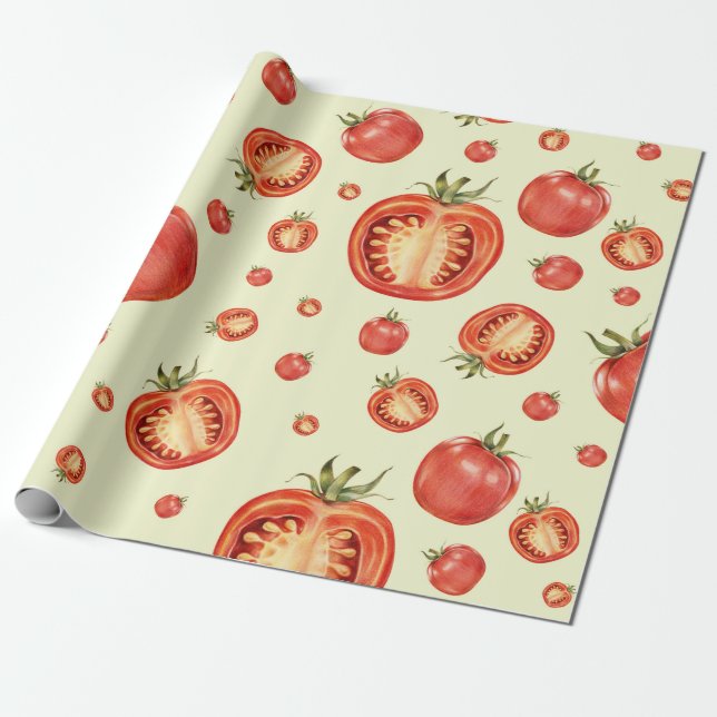 Tomaten Geschenkpapier (Ungerollt)