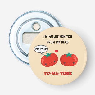 Tomaten in Liebe Niedlich Romantischer Valentinsta Flaschenöffner