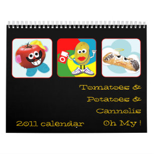 '' Tomaten, Kartoffeln u. cannoli lustiger Kalender
