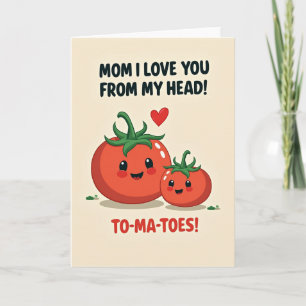 Tomaten-Liebe-Mama-Karte Karte