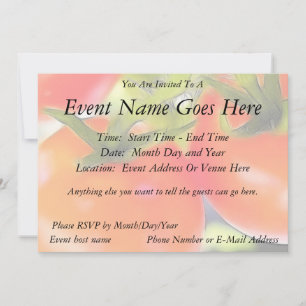 Tomaten Nah Einladung