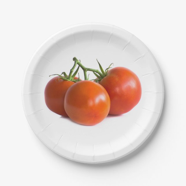 Tomaten Pappteller (Vorderseite)