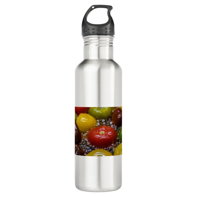 Tomaten/Paradeiser Edelstahlflasche (Vorderseite)