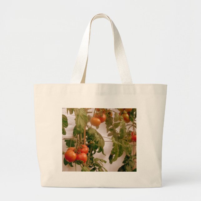 Tomaten/Paradeiser im Weinbau Jumbo Stoffbeutel (Vorne)