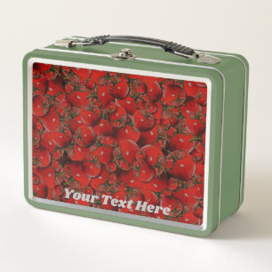 Tomaten/Paradeiser-Lunch Box - Fakultative Persona Metall Brotdose
