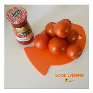 TOMATEN & PASTA-VEREINBARUNG POSTER