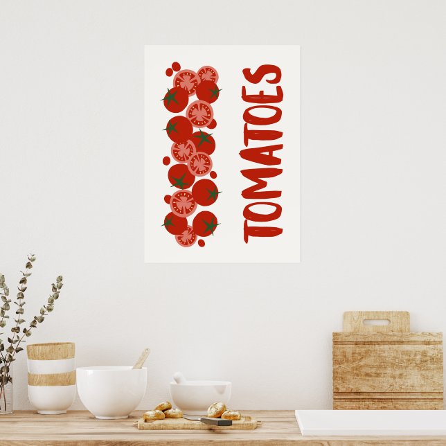 Tomaten Poster (Küche)