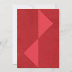 Tomaten Rot Twin Triangle Karte – Anpassbar