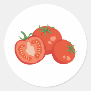 Tomaten Runder Aufkleber