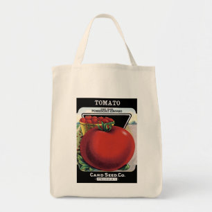 Tomaten-Samenpackungsetikett Tragetasche