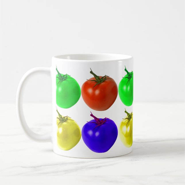 Tomaten - Tee-/Kaffee-Tasse Kaffeetasse (Links)