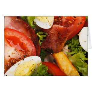 Tomaten- und Bacon-Salat