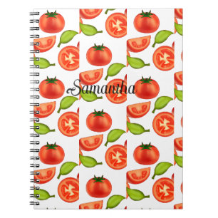 Tomaten und Oregano Notizblock
