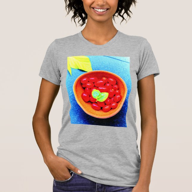 "Tomatenball" Niedliches Foto. Jetzt kaufen T-Shirt (Vorderseite)