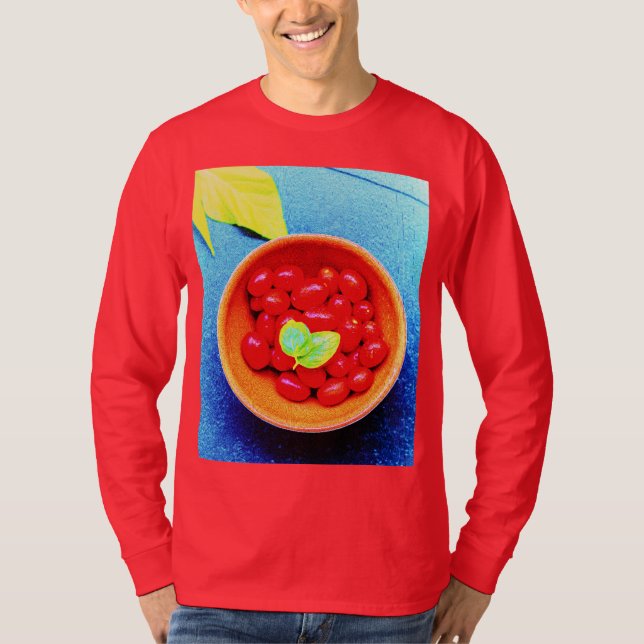 "Tomatenball" Niedliches Foto. Jetzt kaufen T-Shirt (Vorderseite)