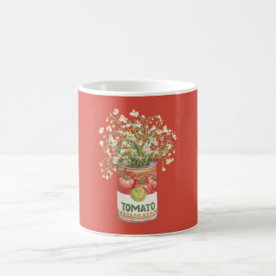 Tomatenbüchsenblumen Kaffeetasse