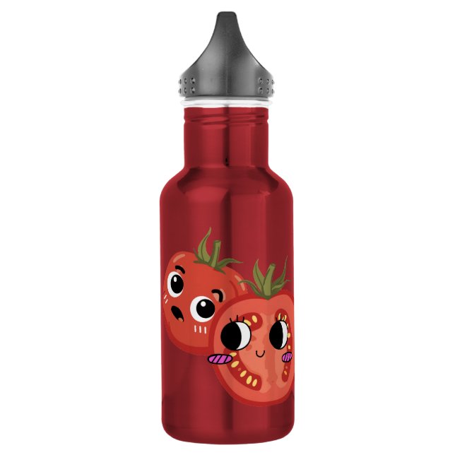 Tomatengaffel  edelstahlflasche (Links)