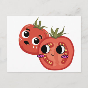 Tomatengaffel postkarte