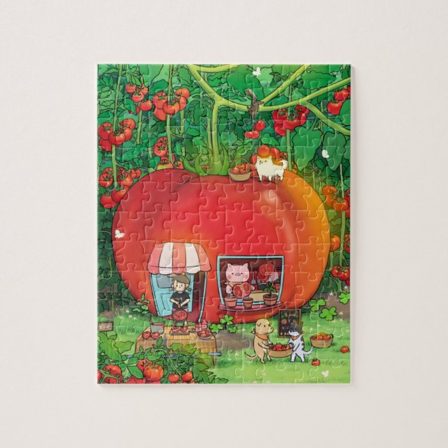 Tomatenhaus Puzzle (Vertikal)