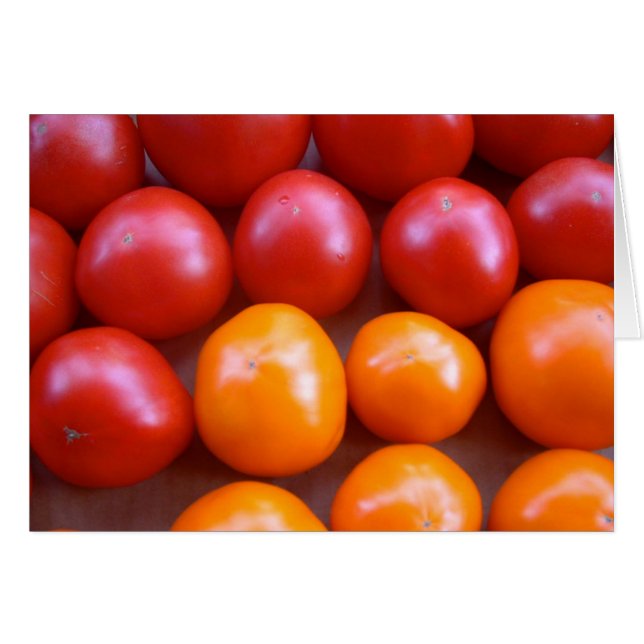 Tomatenkarte (Vorderseite (Horizontal))