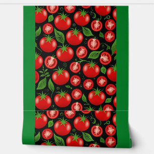 Tomatenkorb für die Küche Tapete