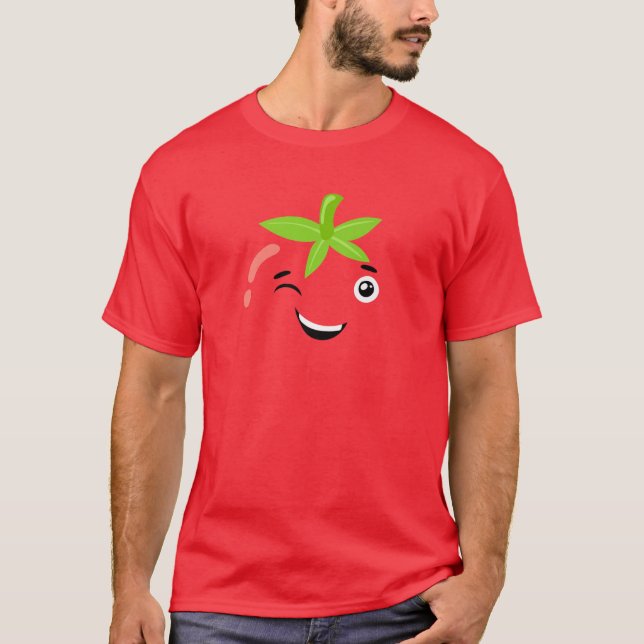 Tomatenkostüm, so tun, als wäre ich Tomate T-Shirt (Vorderseite)
