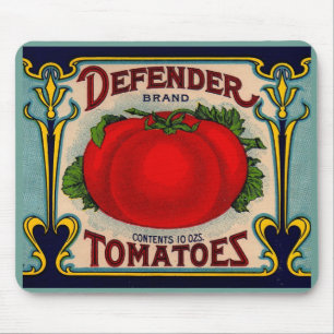 Tomatenmarke Defender der 1910er Jahre Mousepad