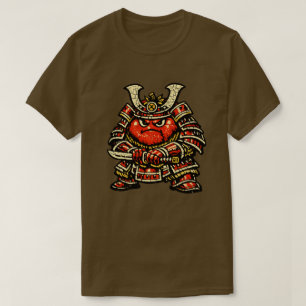 Tomatenpanzer — Lustiger Gemüse-Samurai im schwere T-Shirt