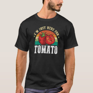 Tomatenpflanzen basierte Ernährung Vintage-Garten T-Shirt