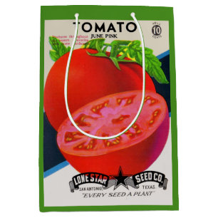 Tomatenprint der 1950er Jahre Mittlere Geschenktüte