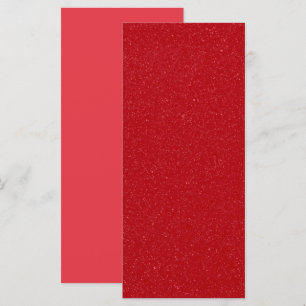 Tomatenrote 4×9-Flachkarte - individuell einstellb