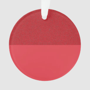 Tomatenroter Split-Finish Akrylverzierung (kundens Ornament