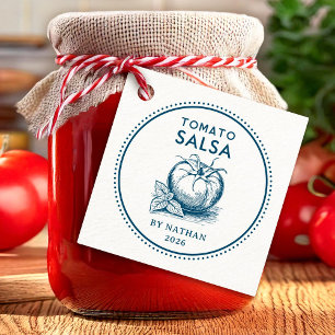 Tomatensalsa in Sonderfarben Geschenkanhänger