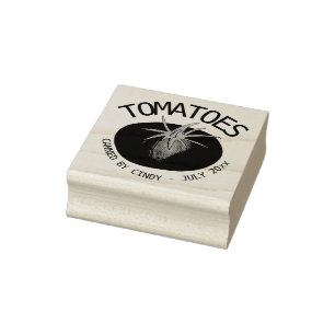Tomatensauce Tomaten/Paradeiser Gemüse in Dosen Gummistempel