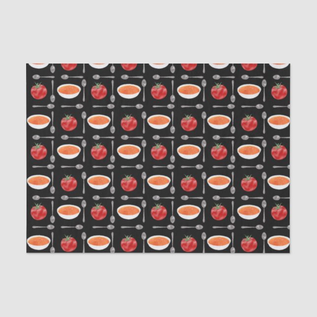 Tomatensaucteppichpapier Seidenpapier (Vorderseite)