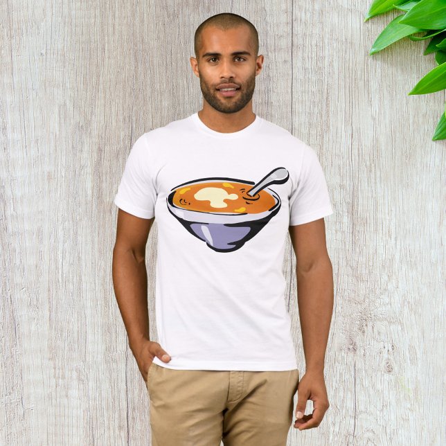 Tomatensuppe mit Löffel T-Shirt (Von Creator hochgeladen)