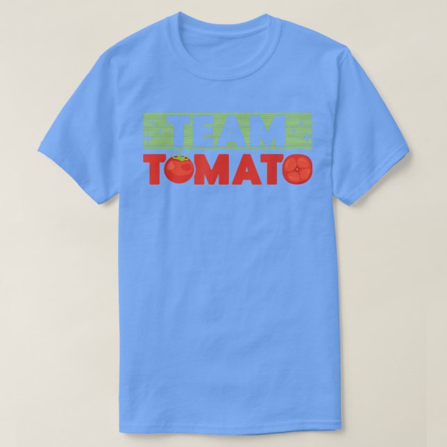 Tomatenteam Rote Tomaten/Paradeiser Bauer T-Shirt (Design vorne)