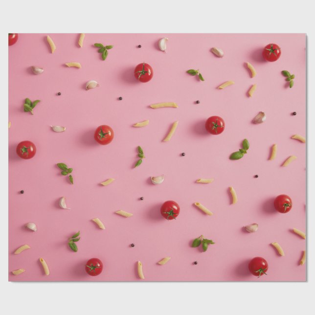 Tomatenumschlagpapier Geschenkpapier (Flach)
