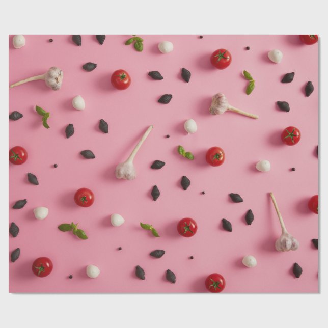 Tomatenwackelpapier Geschenkpapier (Flach)