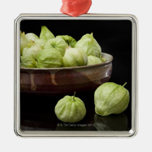 Tomatillos Silbernes Ornament