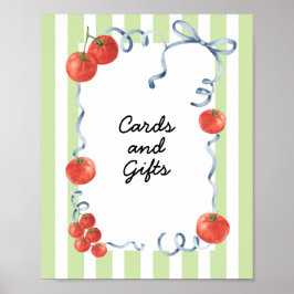 Tomato Baby Duschkarten & Geschenke Poster